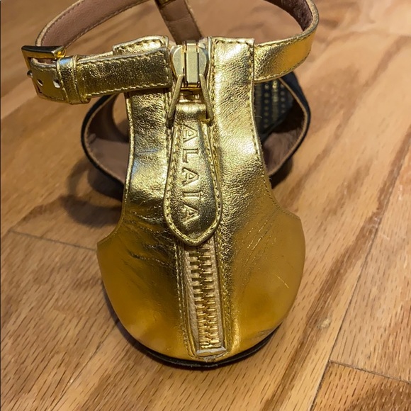 Alaia lazer cut suede and leather gladiator sandals size 40 - Picture 13 of 16